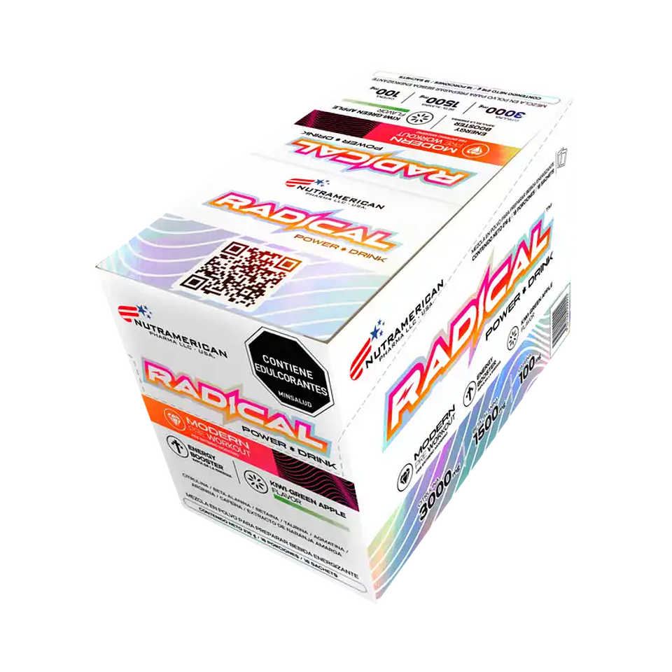 Radical Power Drink – Pre-Entreno Premium en Sobres 2