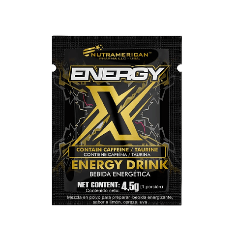 Energy X – Bebida Energizante en Polvo