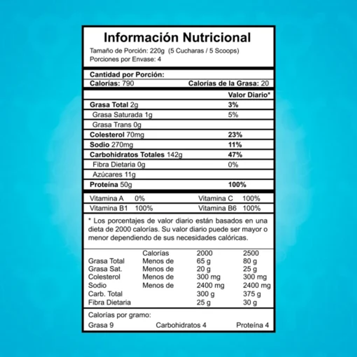 VIGA — Proteína Hipercalórica FitMafia 1.94 lb 2
