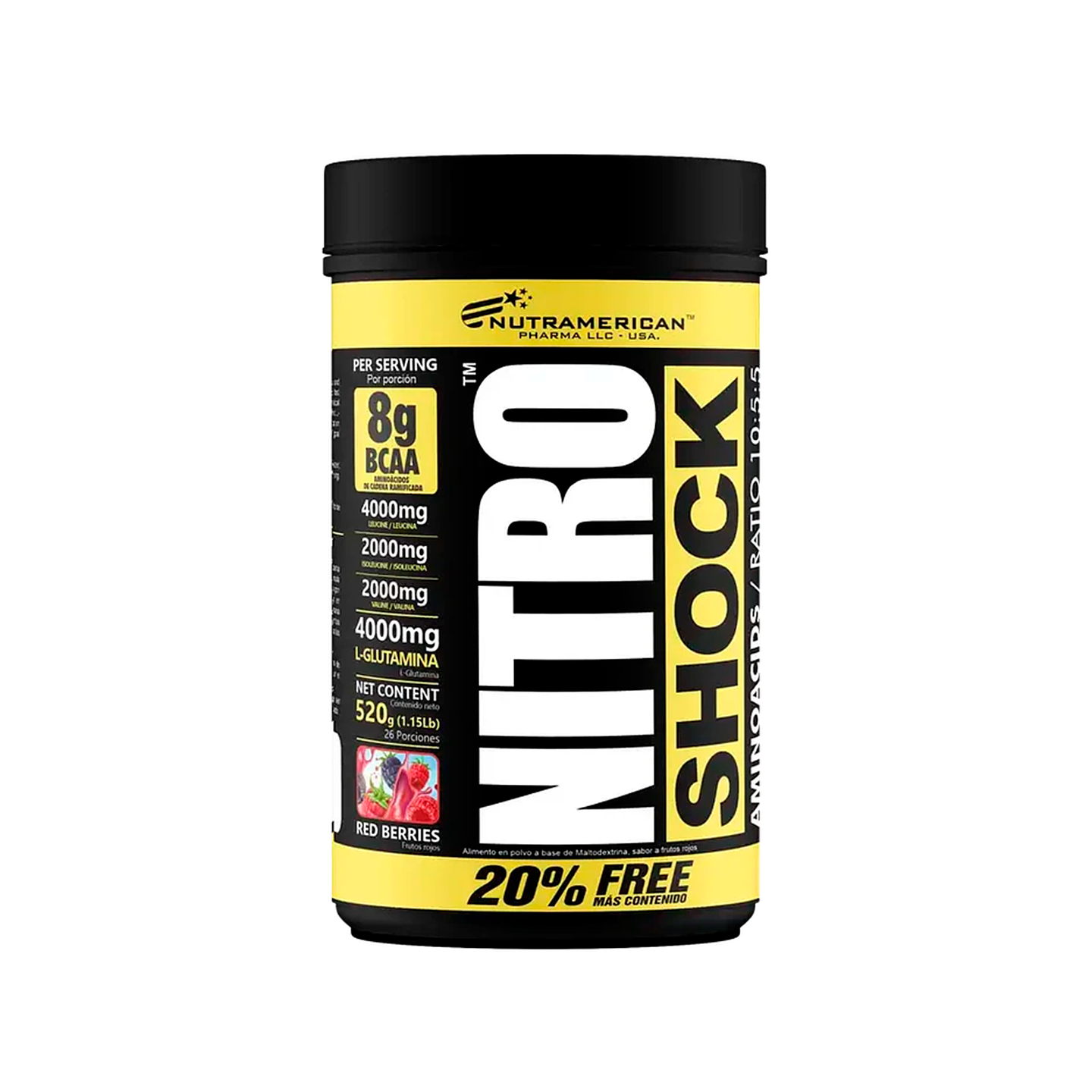 Nitro Shock – Aminoácidos & Glutamina 1