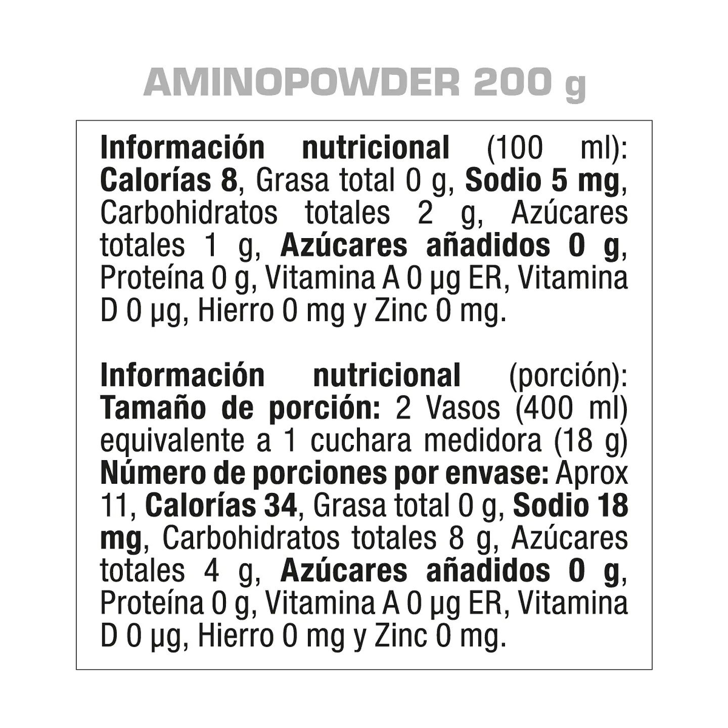 AMINO POWDER GMN 4