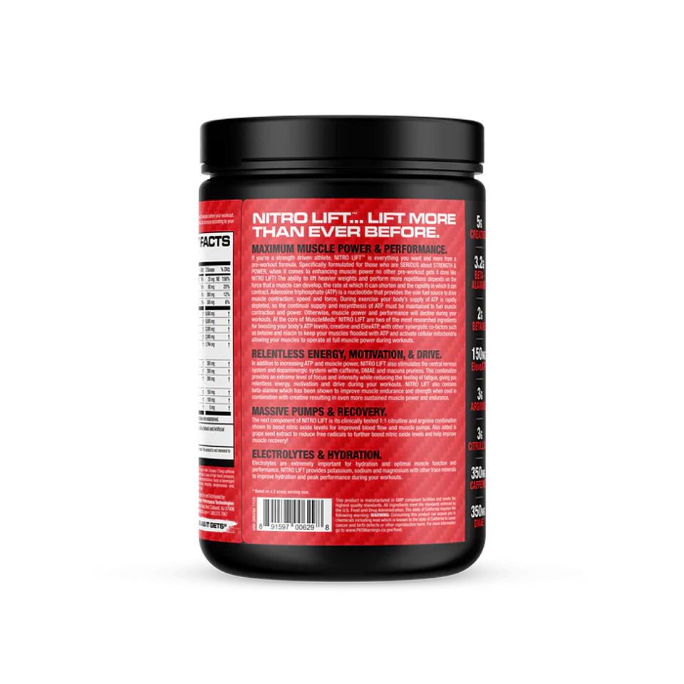 Nitro Lift – Pre‑Entreno 3