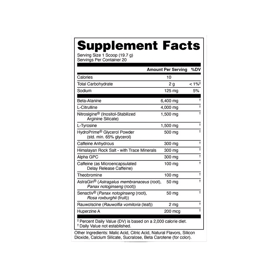 Mother Bucker Pre-Workout 5