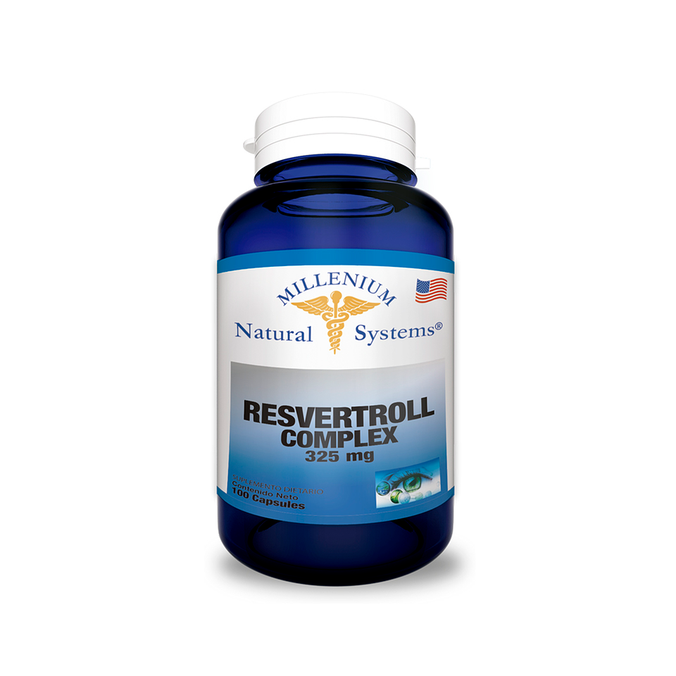 Resvertroll Complex 325 mg - 100 Cápsulas (Resveratrol) 1