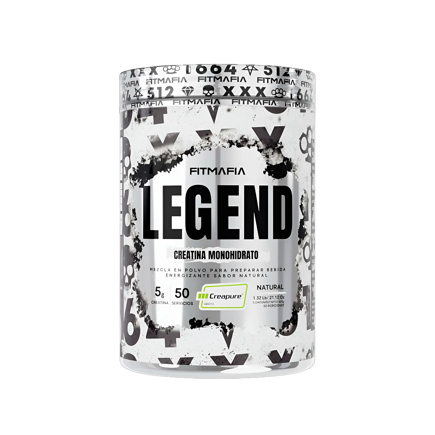Creatina Legend con Creapure® - 50 Servicios 1