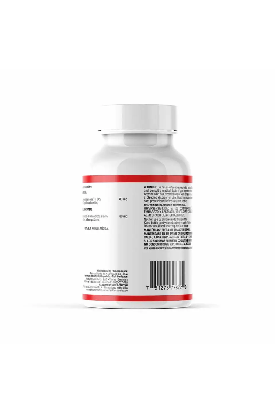 Gingko Biloba 80 mg 60 Softgels 2
