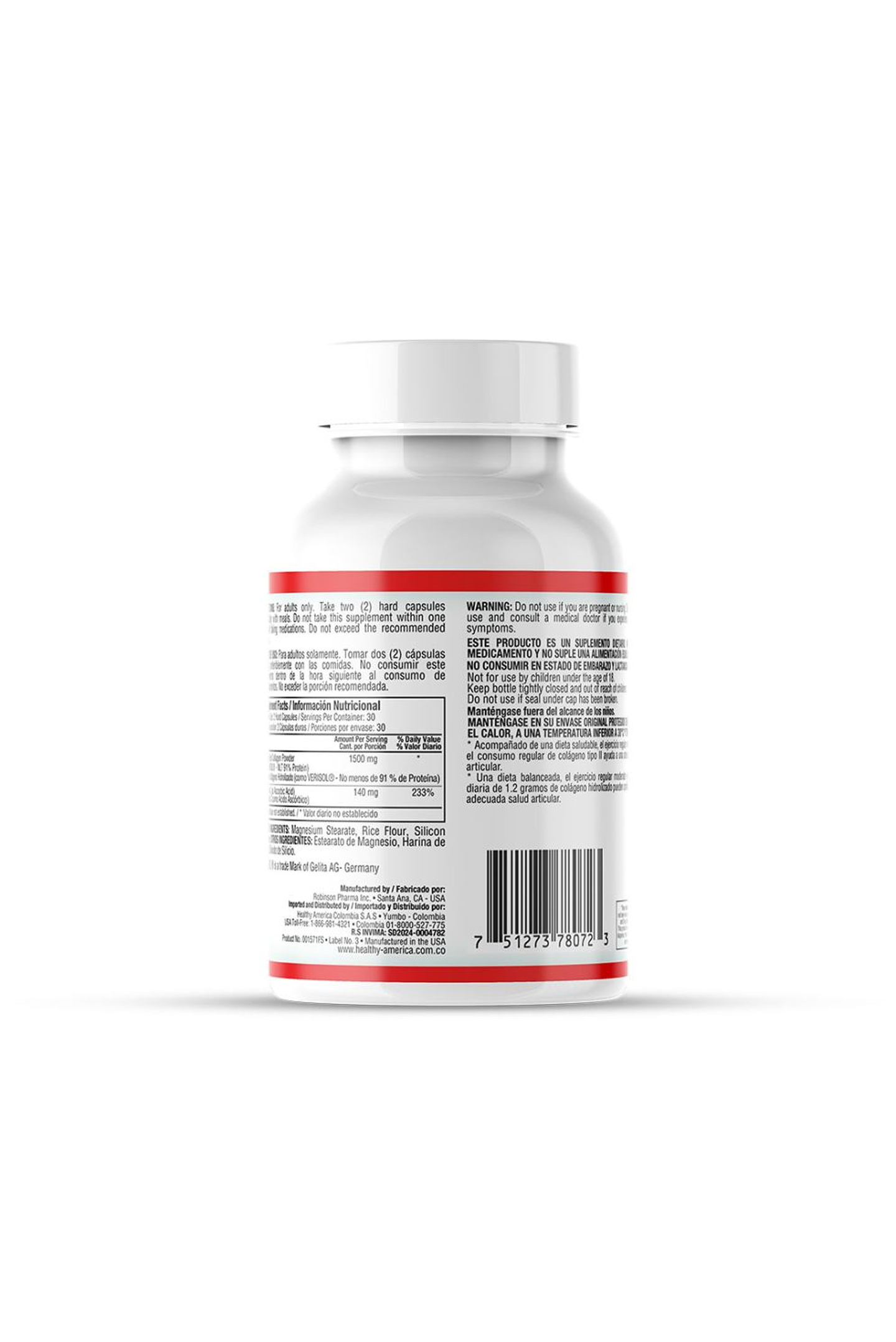 Juvenal Hydrolyzed Collagen Complex With Vitamin C - 60 Capsulas 2