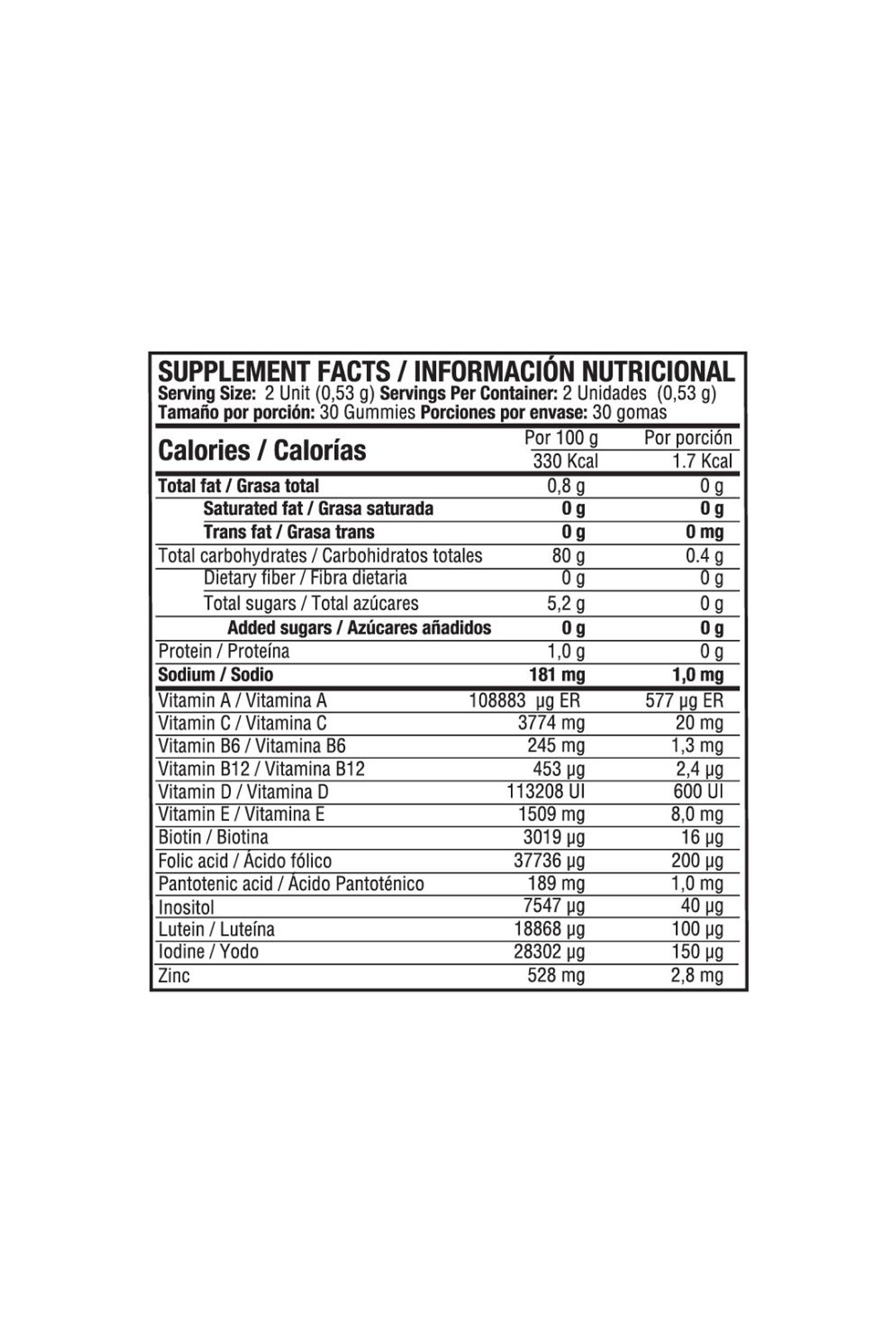 Vitaton Kids - Multivitamínico en Gomitas - 60 Gomitas 2