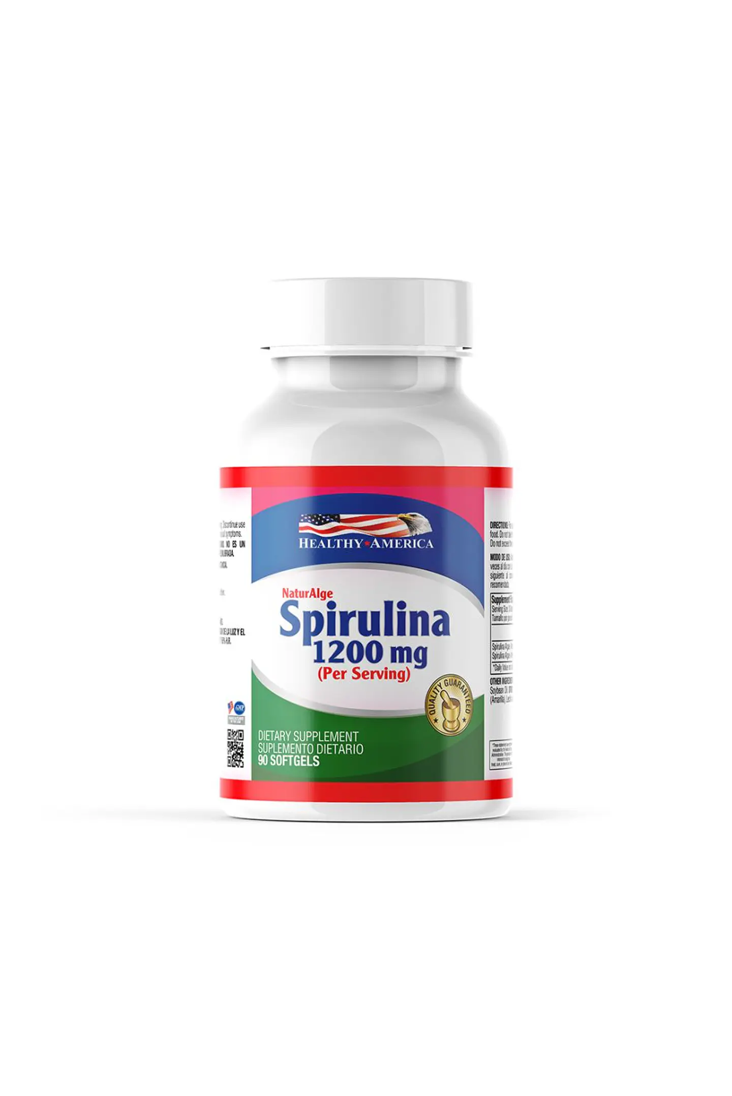 LIQUID SPIRUL ALGAE 400MG 90S 1