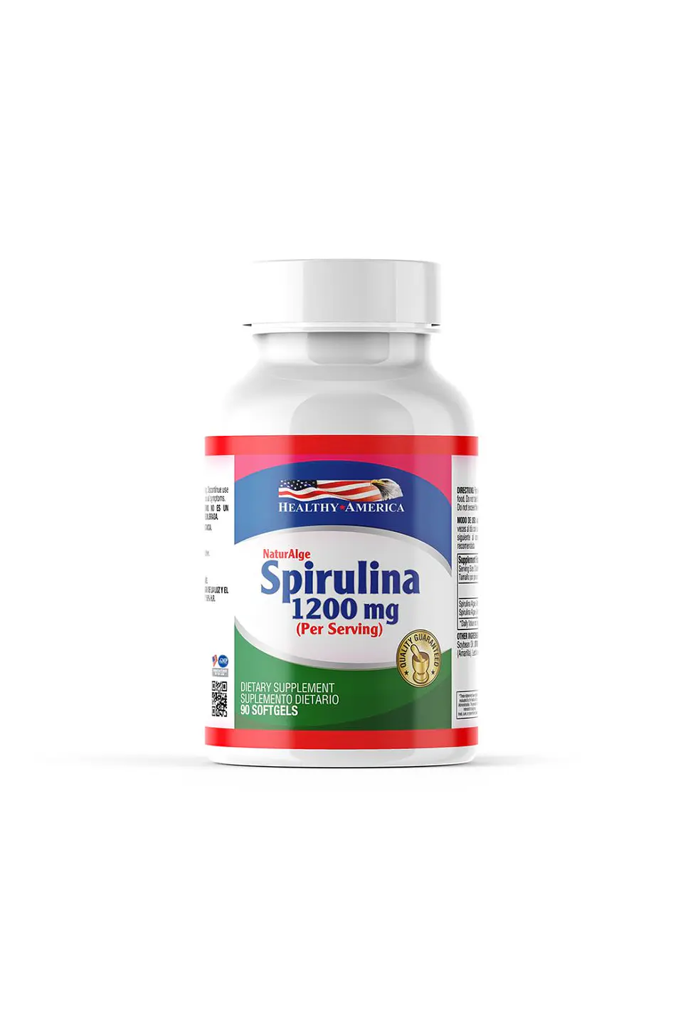 LIQUID SPIRUL ALGAE 400MG 90S 1