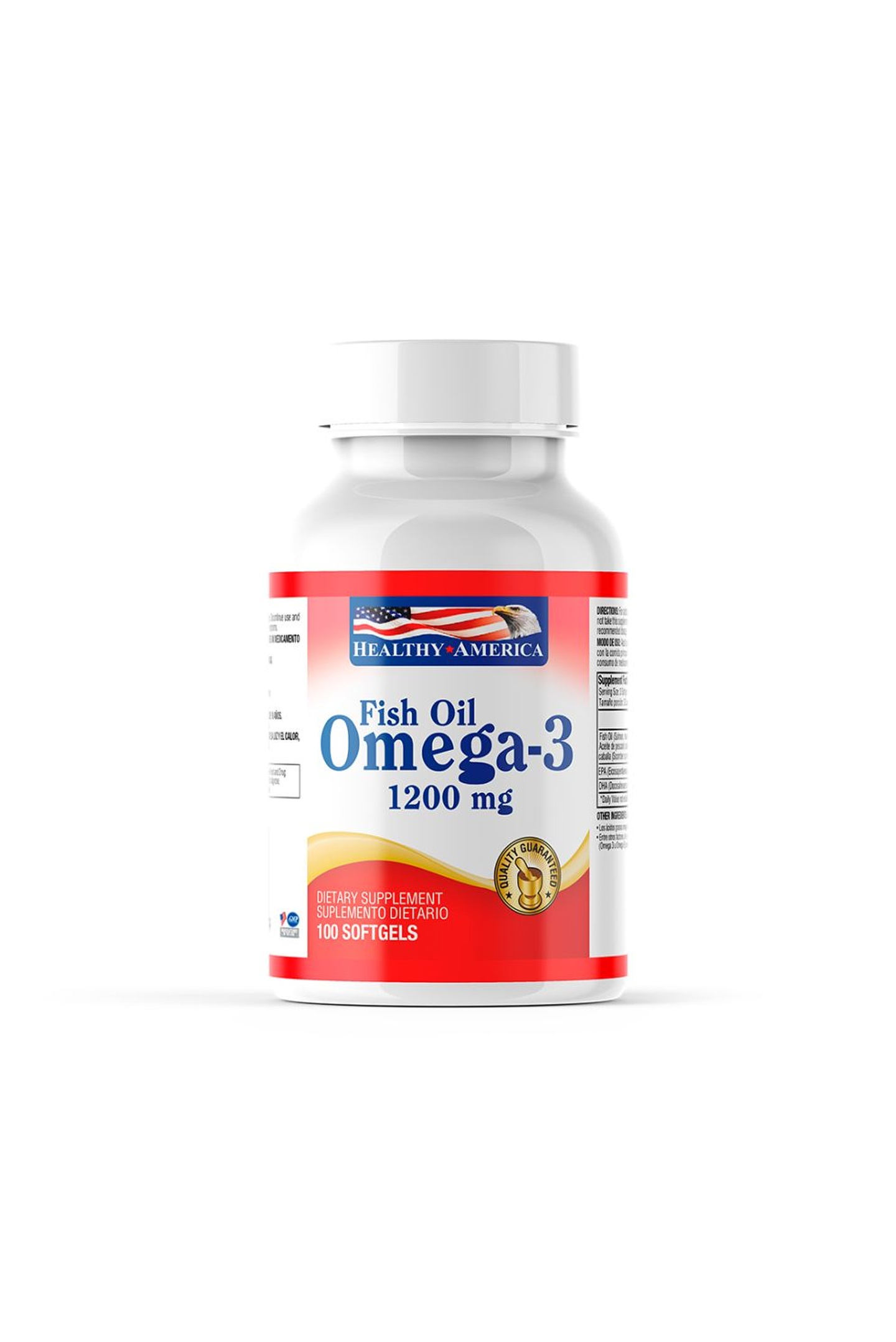 Omega 3 Fish Oil 1200mg - 100 Softgels 1