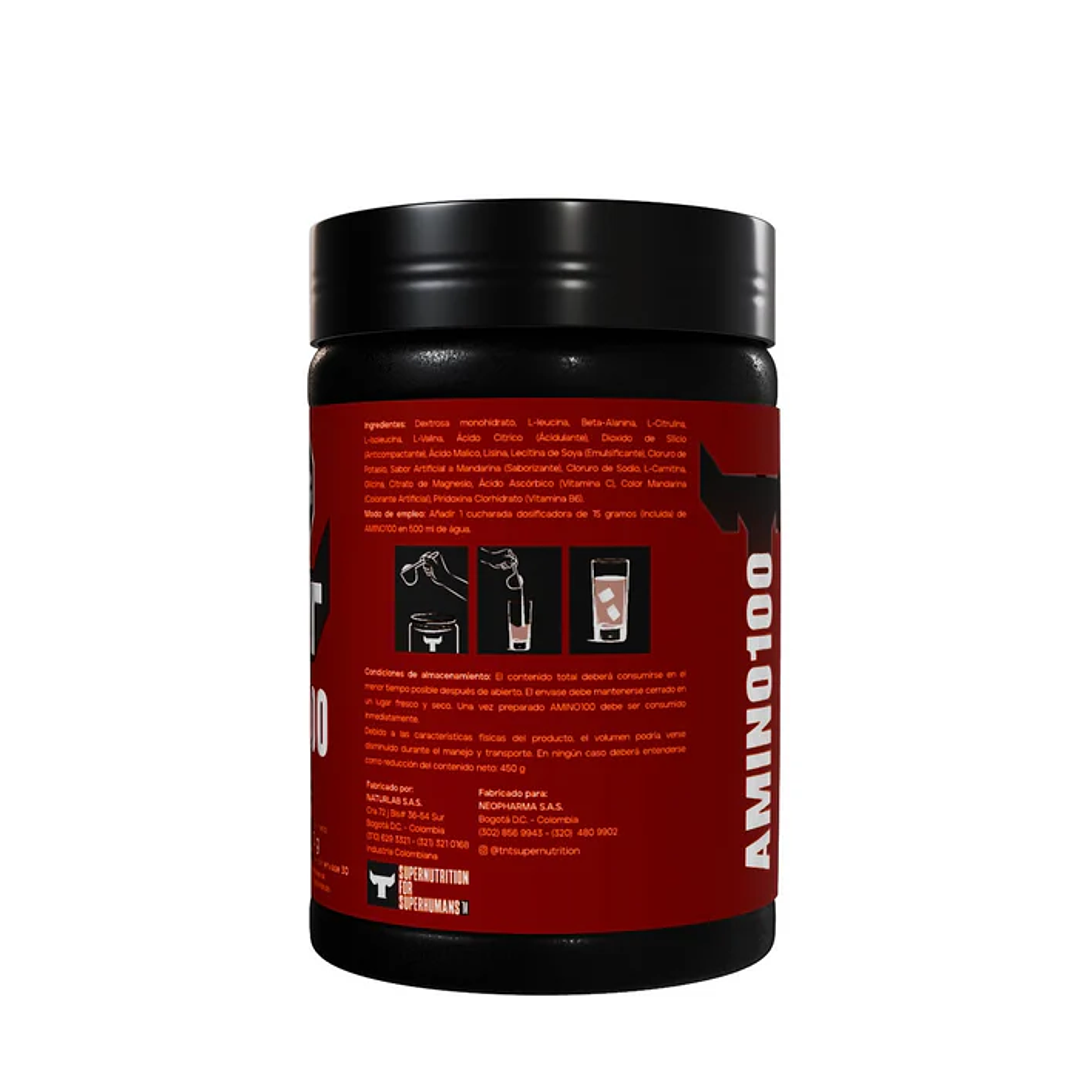   AMINO 100 BCAAS 450g 3
