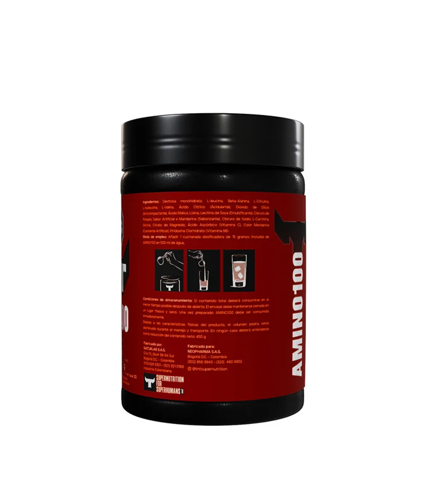   AMINO 100 BCAAS 450g 3