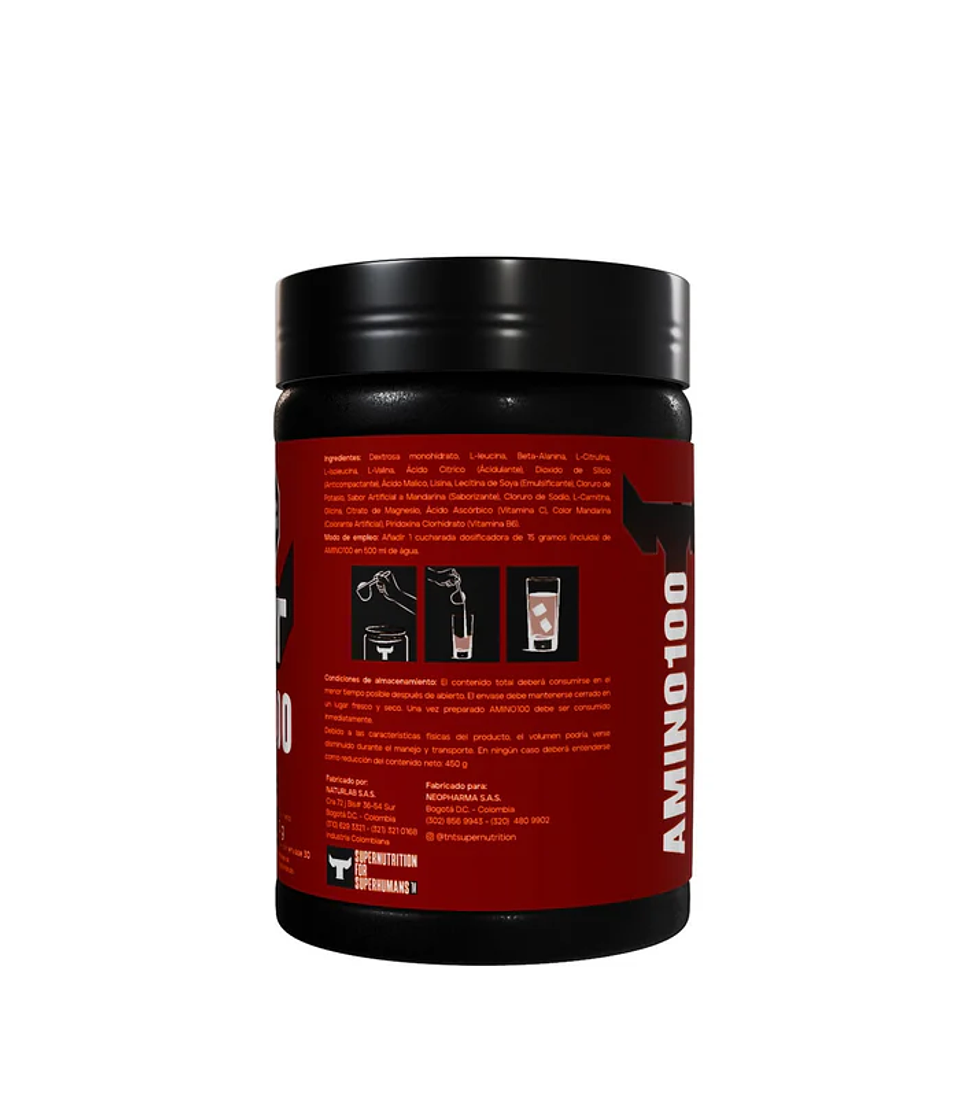   AMINO 100 BCAAS 450g 3