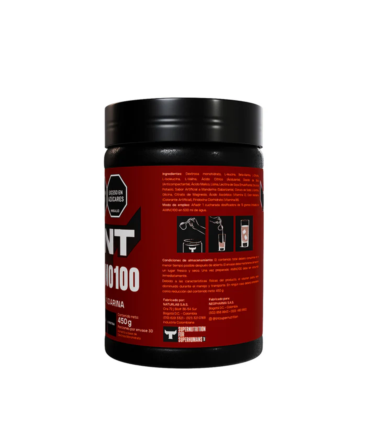   AMINO 100 BCAAS 450g 4