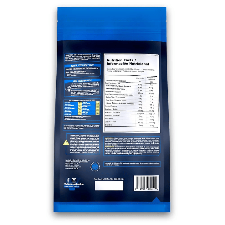 Whey Elite 100% 8 libras 2