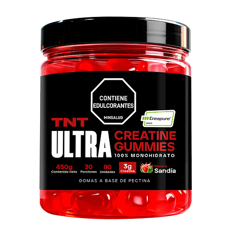 Ultra Creatine Gummies - Gomitas con Creatina - 30 unidades 