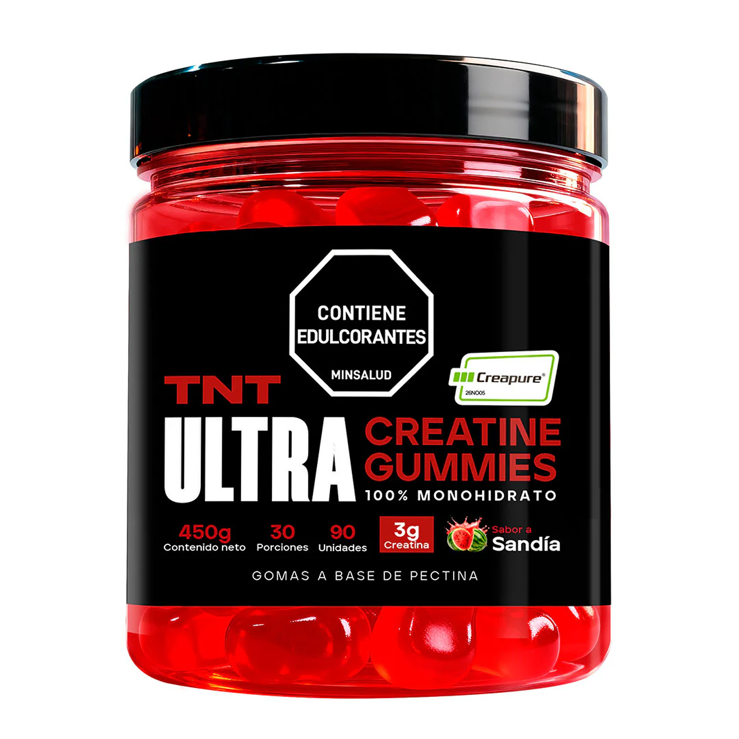 Ultra Creatine Gummies - Gomitas con Creatina - 30 unidades  1
