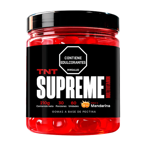 Supreme Multivitamin Gummies - Gomitas con Multivitaminicos - 30 Servicios