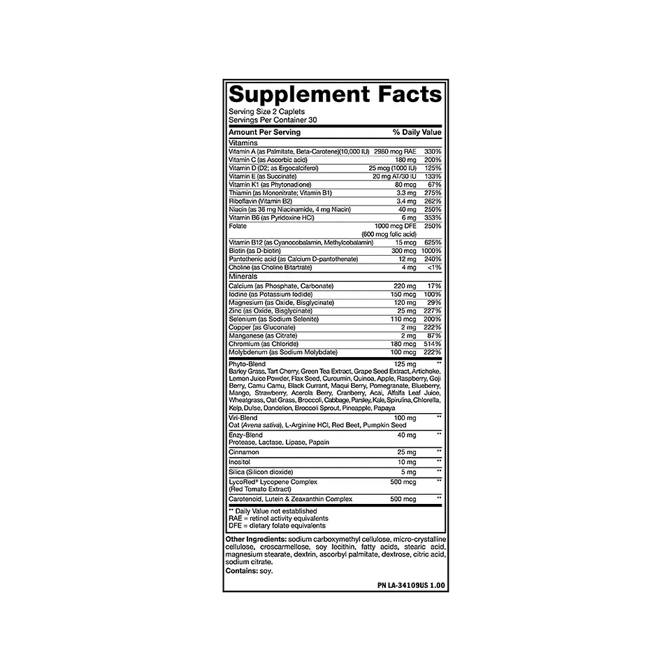 MUTANT MULTI (Athlete's Multivitamin Formula) 4