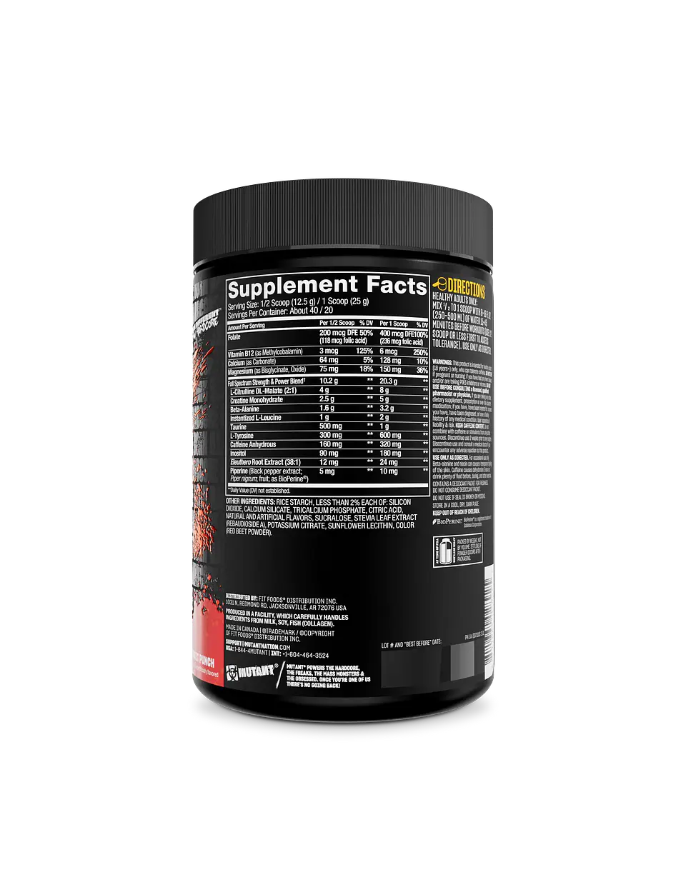 MUTANT ALL-IN™ - Full-Dose Pre-Workout 2