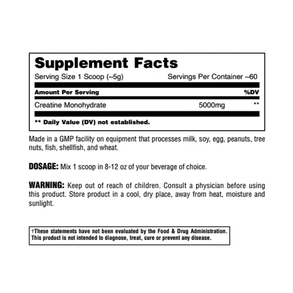 Creatina Animal Universal 60 Servicios  3