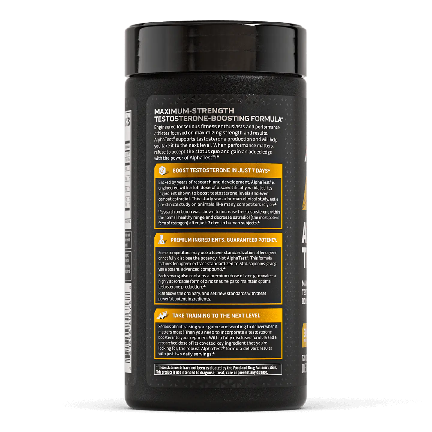 AlphaTest (Potenciador de Testosterona Natural) - 120 cápsulas 3