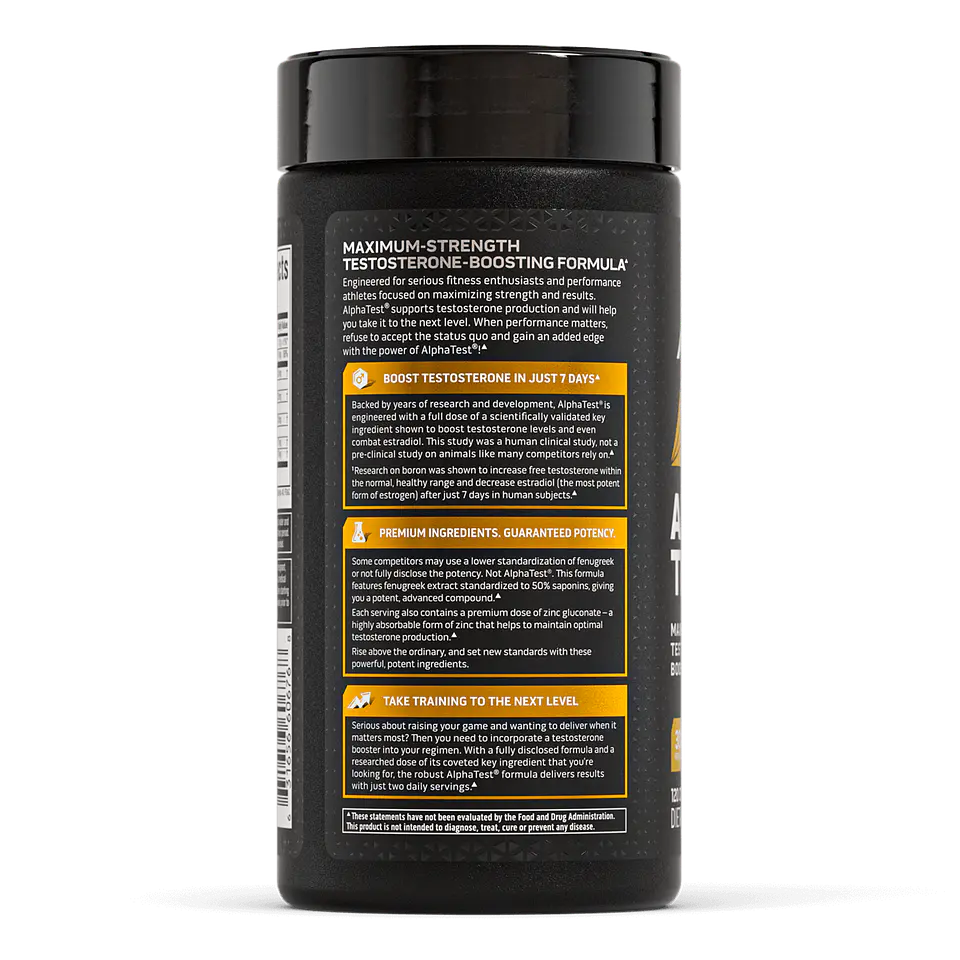 AlphaTest (Potenciador de Testosterona Natural) - 120 cápsulas 3