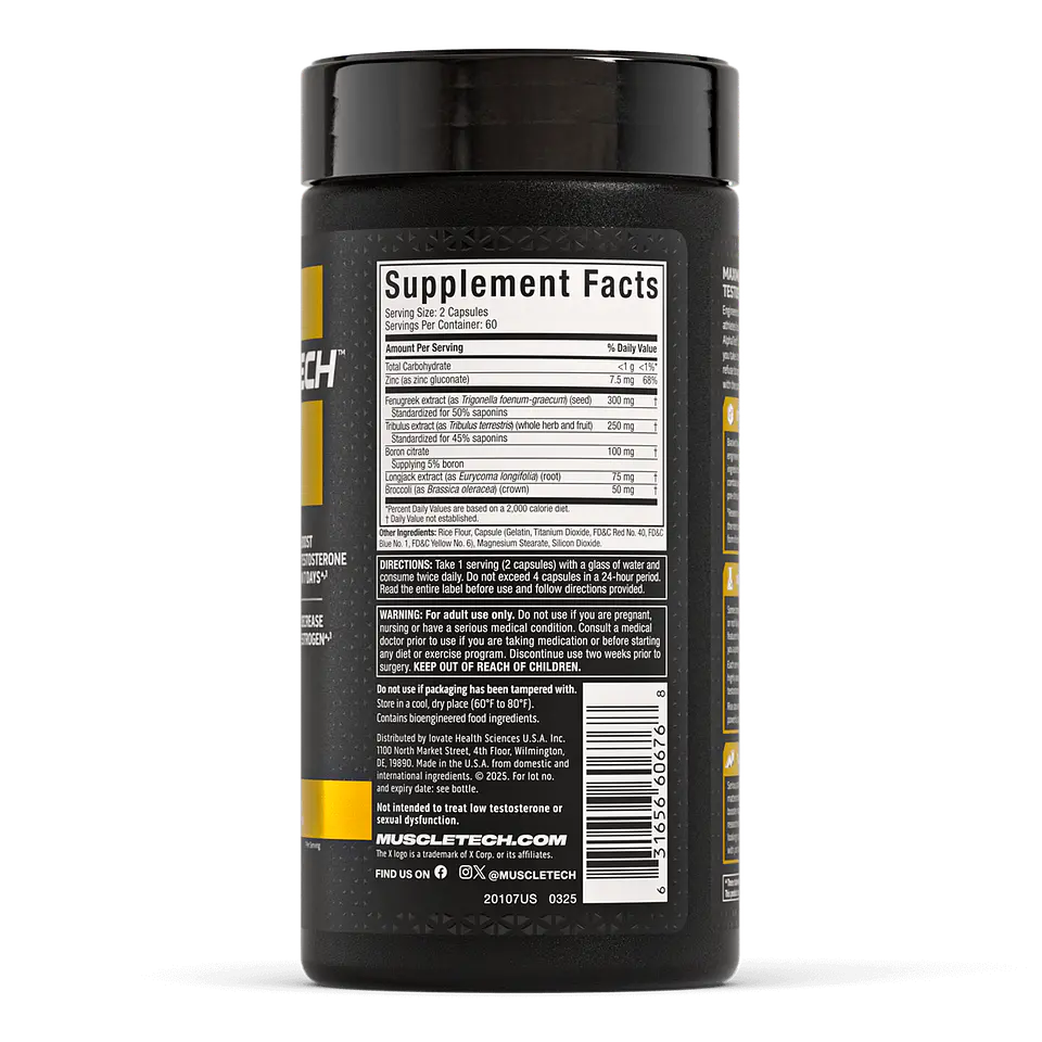 AlphaTest (Potenciador de Testosterona Natural) - 120 cápsulas 2