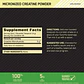 Creatine Micronized Powder ON - Creatina Micronizada 300 gramos - 60 Servicios - Miniatura 3