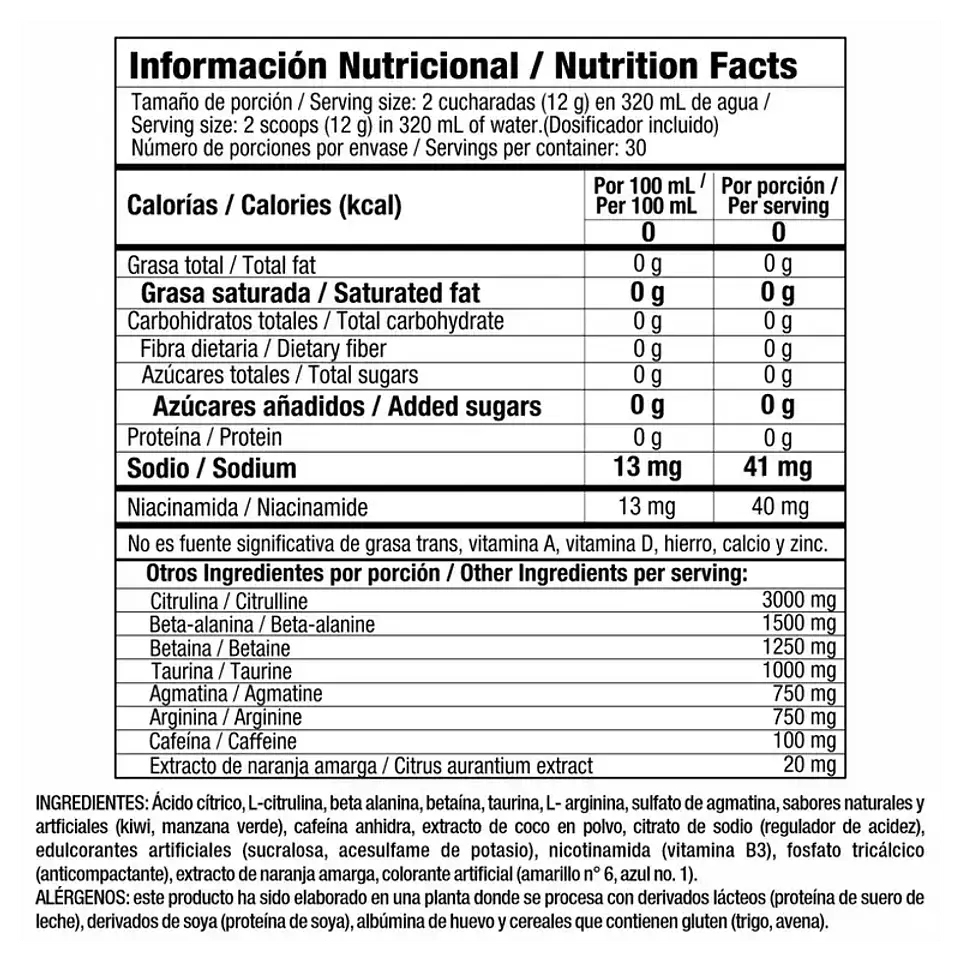 Radical Power Drink (Pre-Entreno / Pre-Workout) 2