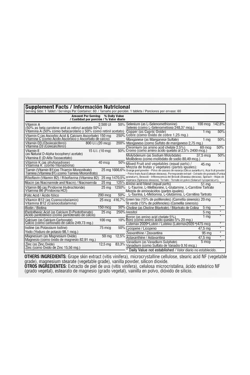 Max For Men (Multivitamínico y Vitalidad Masculina) 2