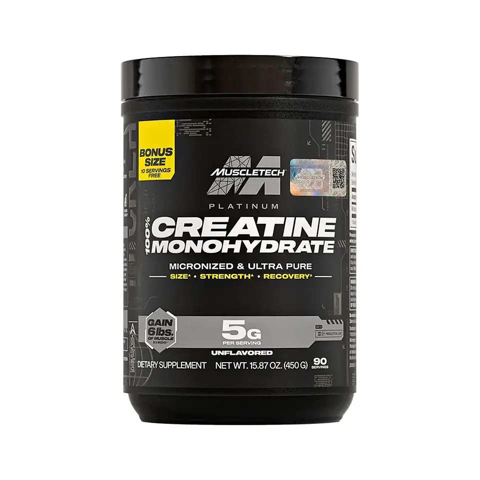 Creatina Platinum Muscletech 5g - 90 Servicios 1