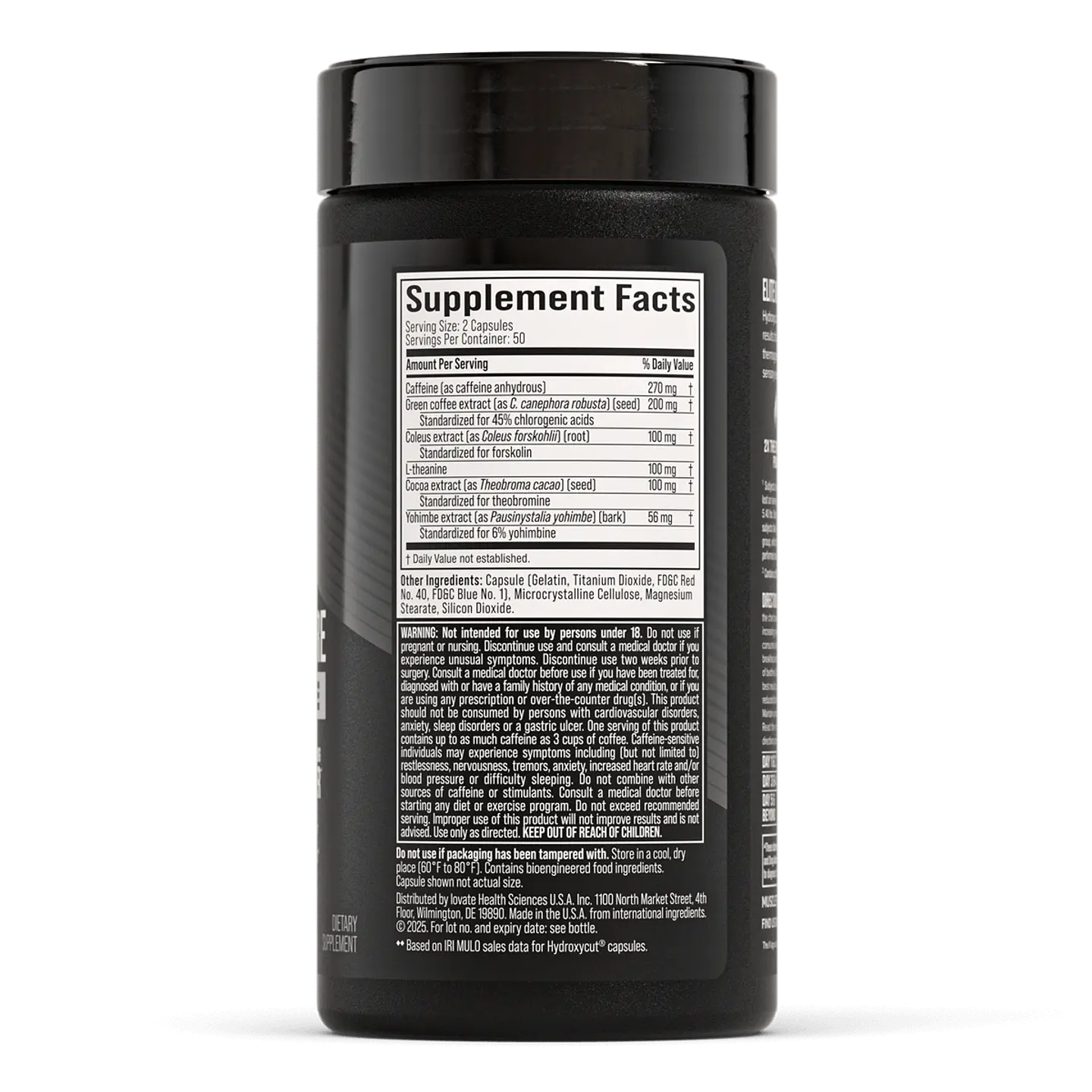 Hydroxycut Hardcore Elite 100 Capsulas - 30 Servicios 2
