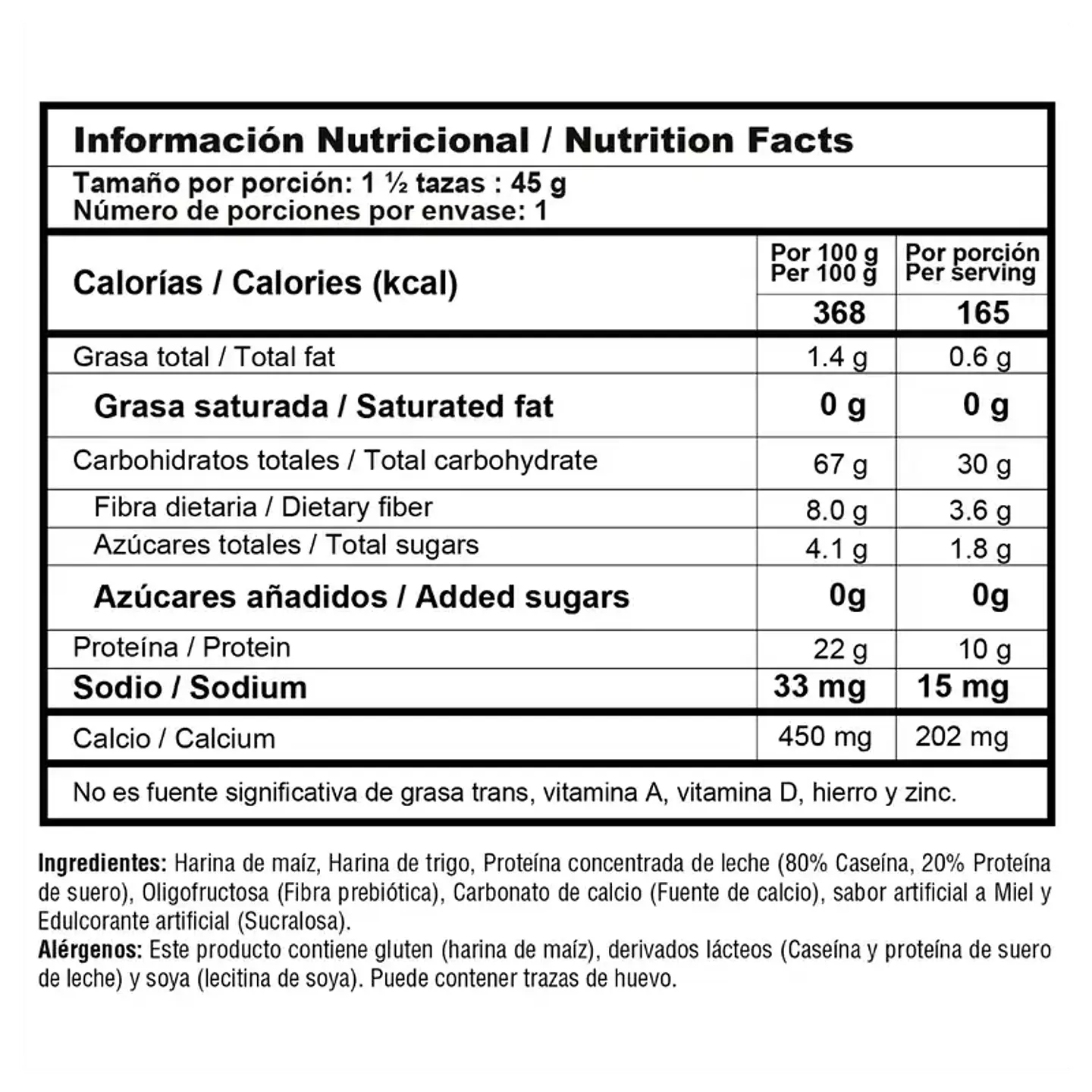 Nutra Pops (Cereal Proteico) - Unidad 2