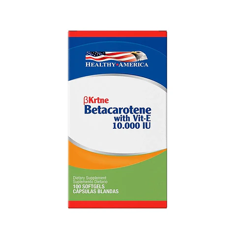 Betacaroteno Provitamina A 10.000 IU + Vitamina E