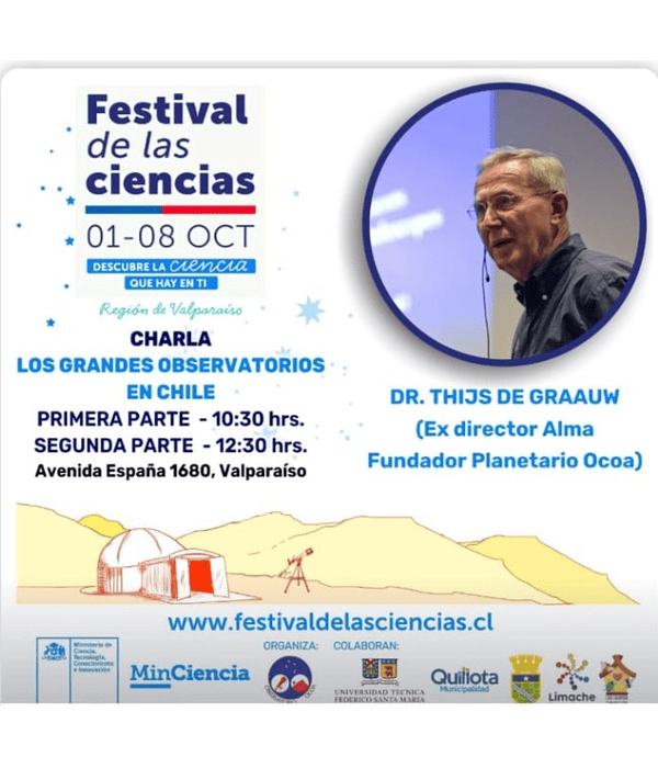 Festival de las Ciencias 5 Octubre. Aula Magna.USM