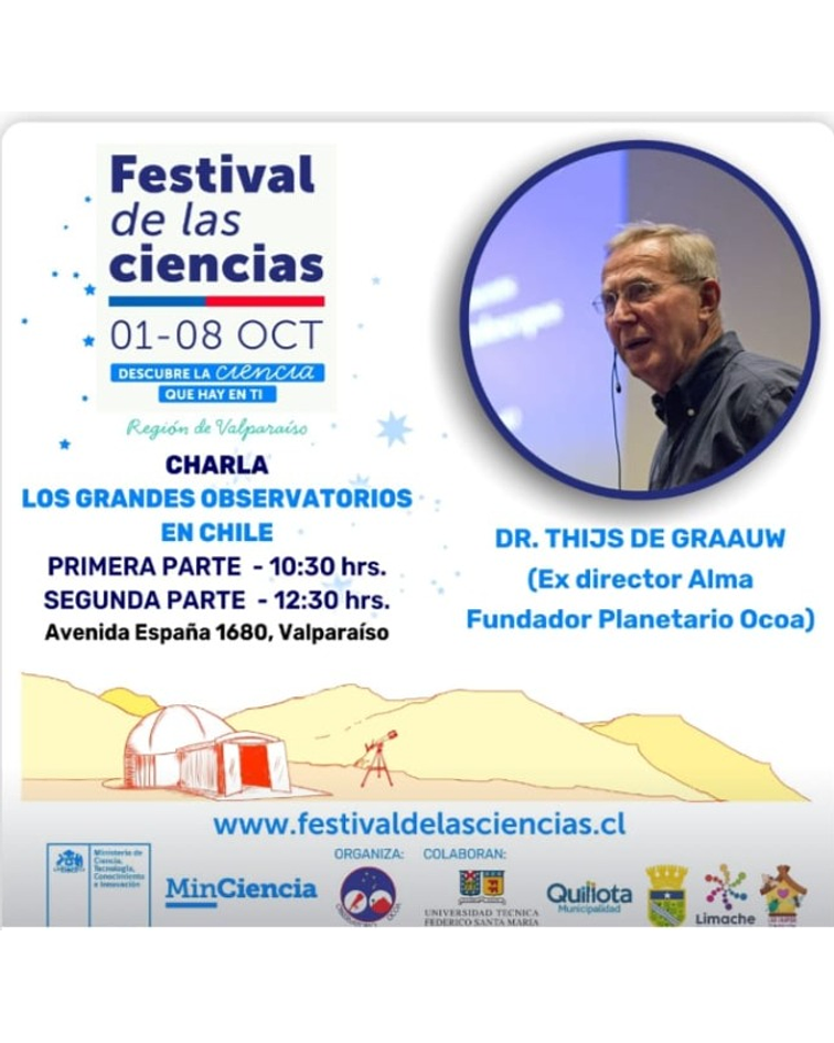 Festival de las Ciencias 5 Octubre. Aula Magna.USM