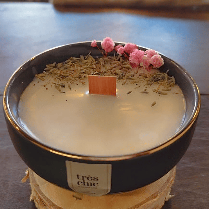 Vela em cera de soja aromaterapia   4