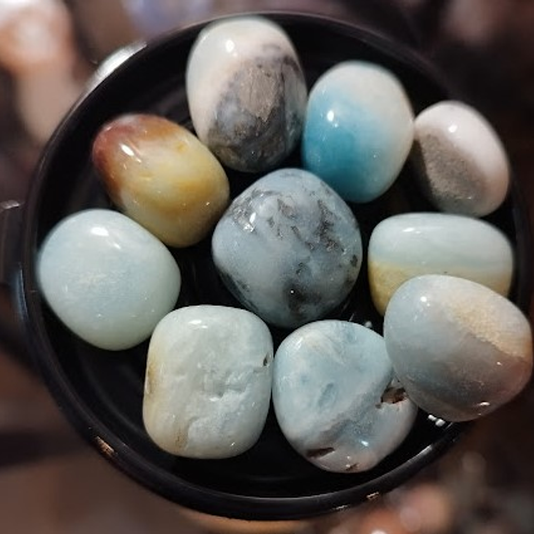 Pedra Amazonite rolada  2