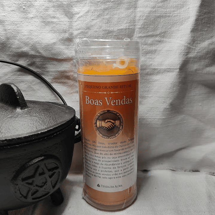 Vela ritual Boas vendas 2