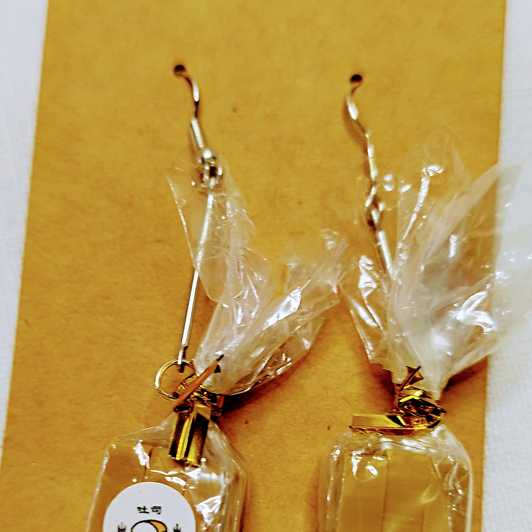 Brincos pão de forma embalado  2