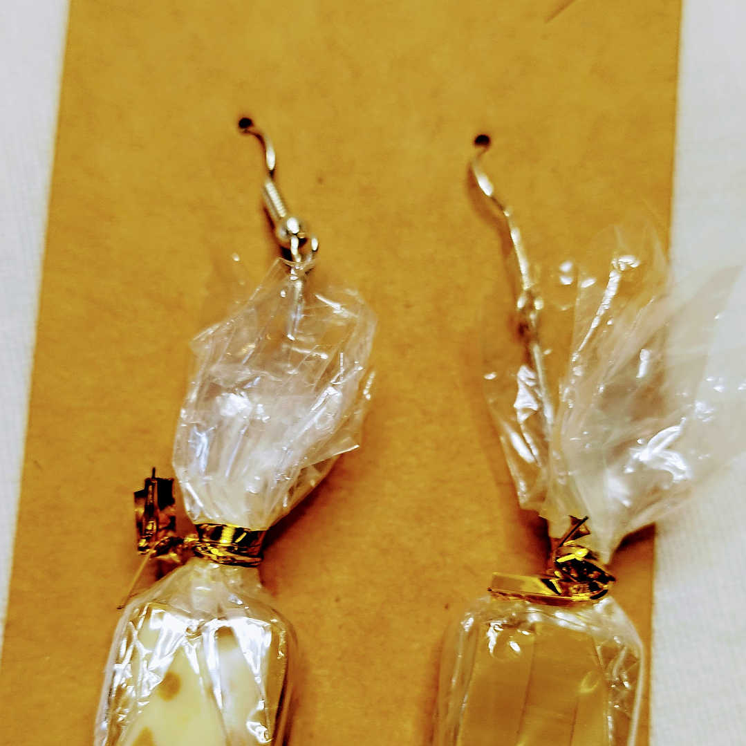 Brincos pão de forma embalado  3