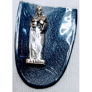 Santa Luzia em bolsinha 