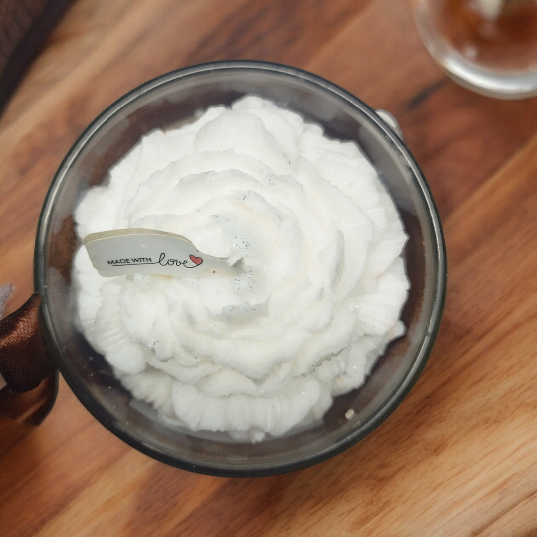 Vela em copo com peónia  4