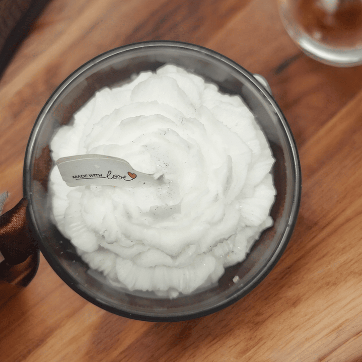 Vela em copo com peónia  4