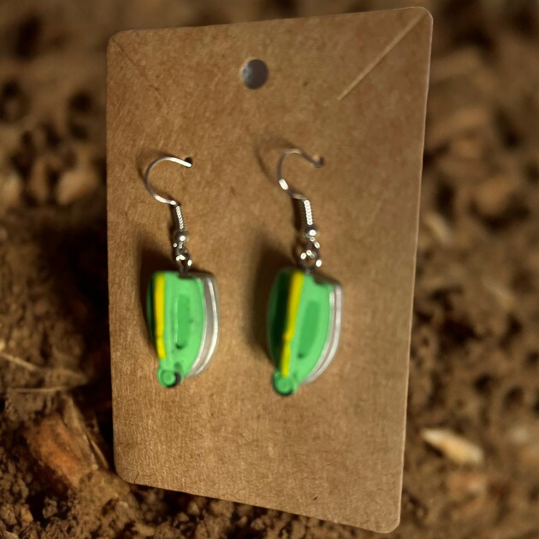 Brincos ferro engomar antigo 1