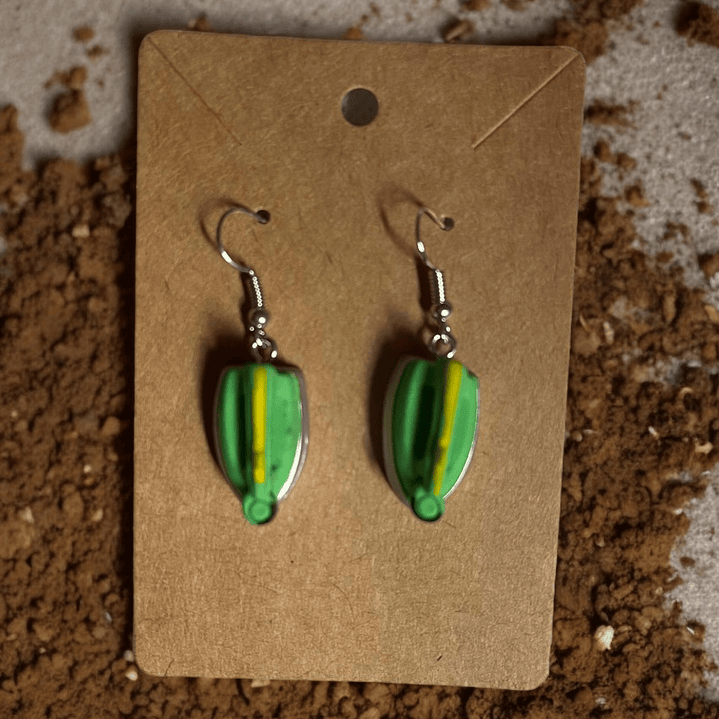 Brincos ferro engomar antigo 2