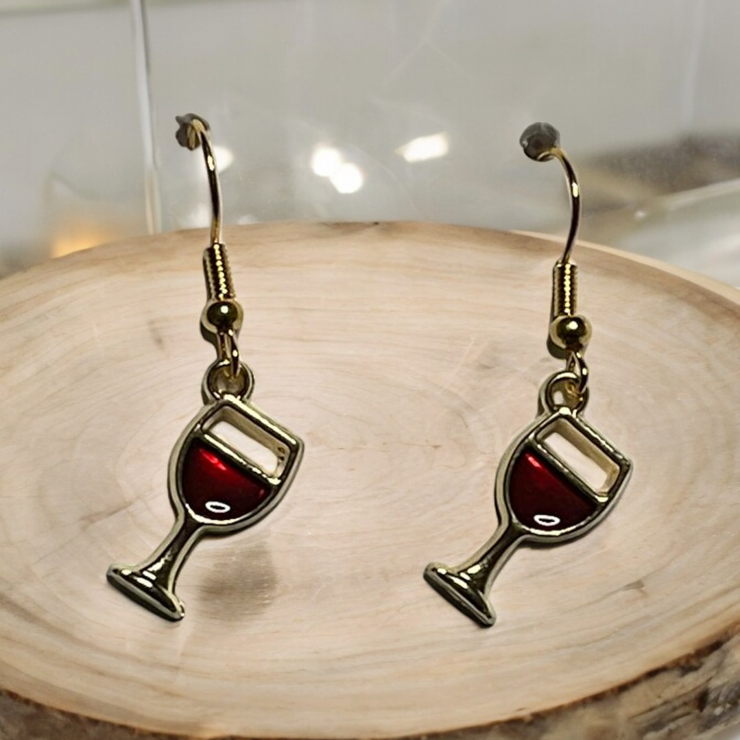 Brincos Copo de vinho 1