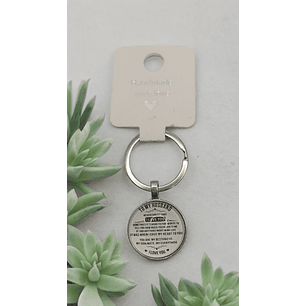 Porta chaves mensagem para marido